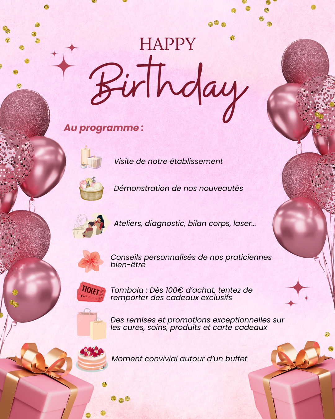 5ème Anniversaire du Centre Esthétique et Spa UNIVERSPA