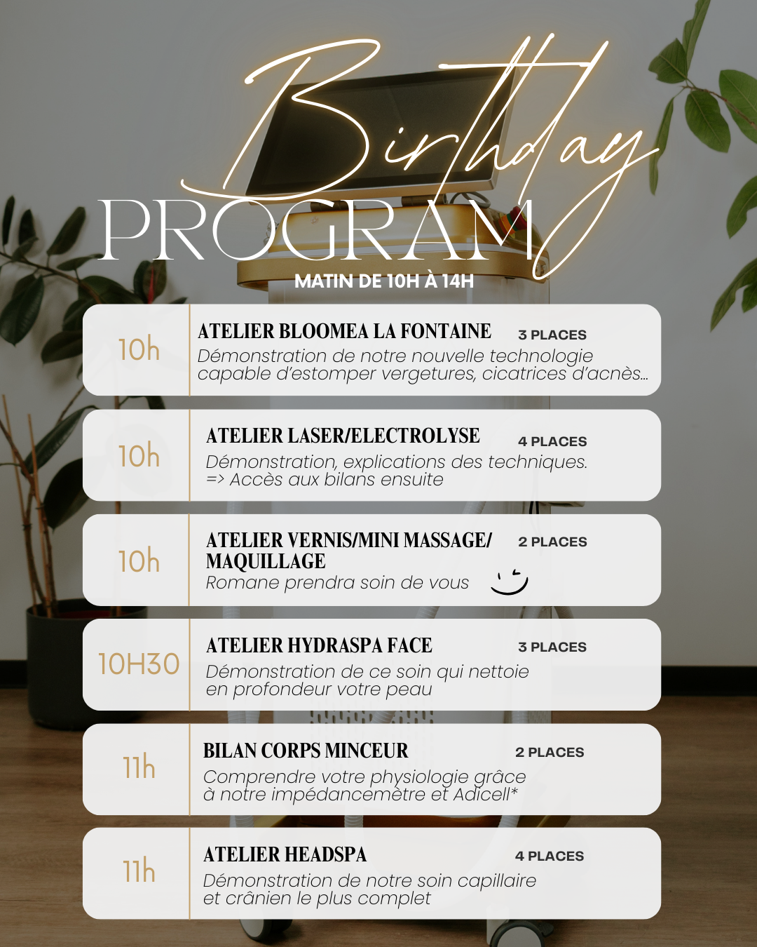 5ème Anniversaire du Centre Esthétique et Spa UNIVERSPA
