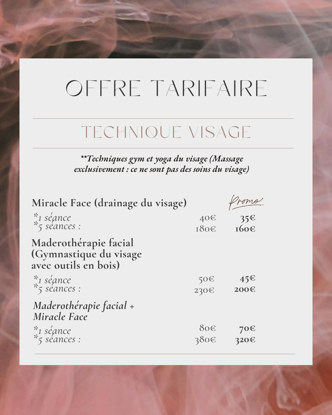 techniques visage manuelles